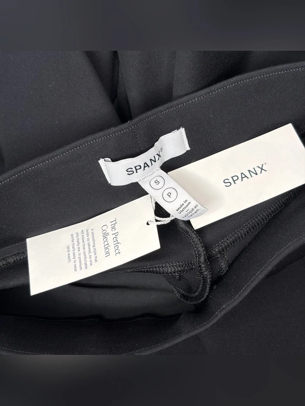 Spanx Classic Black Hi Rise Flare Pants